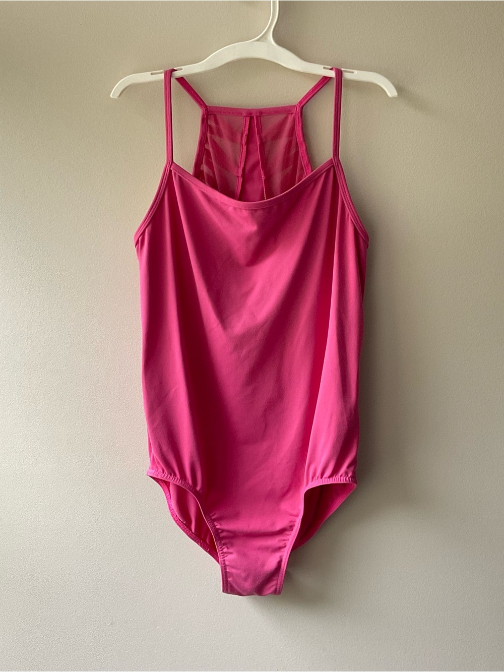 Mirella Pink Strappy Leotard